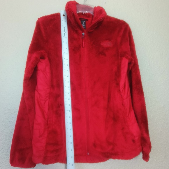 The North Face Tech-Osito full-zip fleece jacket, Rambutan Pink/Red women's sz S - Picture 4 of 10